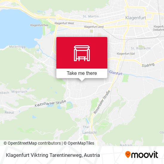 Klagenfurt Viktring Tarentinerweg map