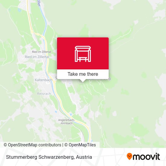 Stummerberg Schwarzenberg map