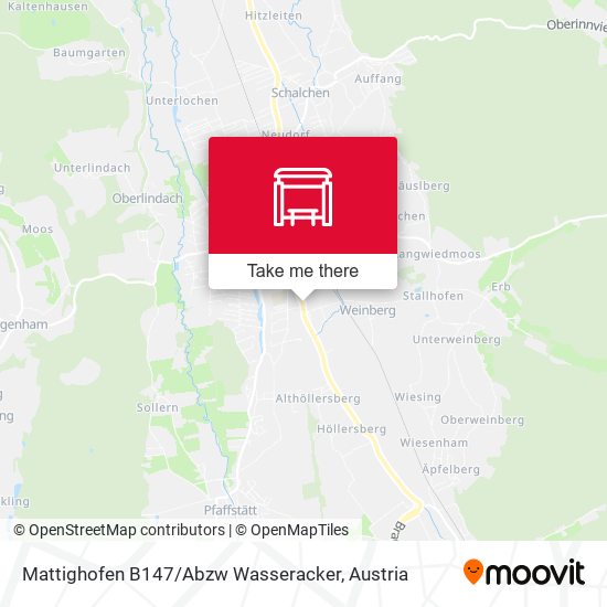 Mattighofen B147 / Abzw Wasseracker map