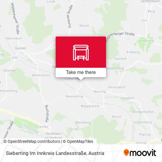 Sieberting Im Innkreis Landesstraße map