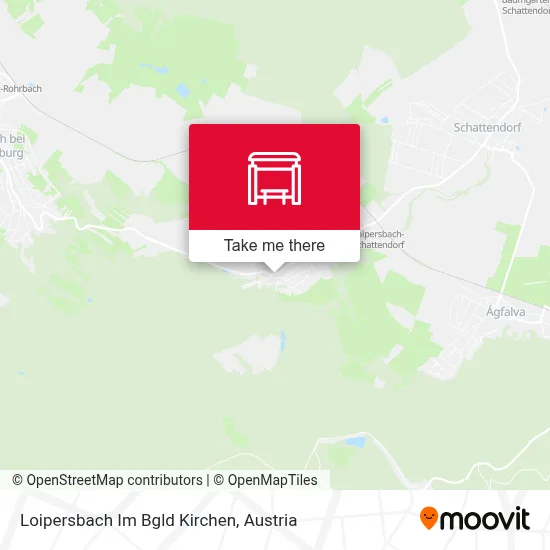 Loipersbach Im Bgld Kirchen map