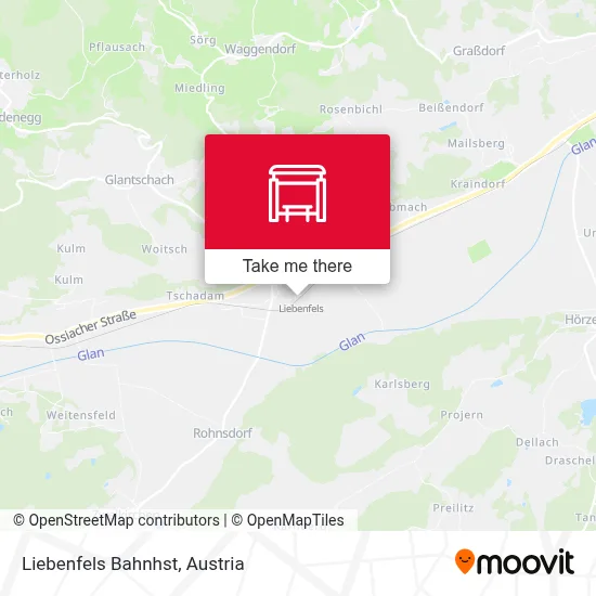 Liebenfels Bahnhst map