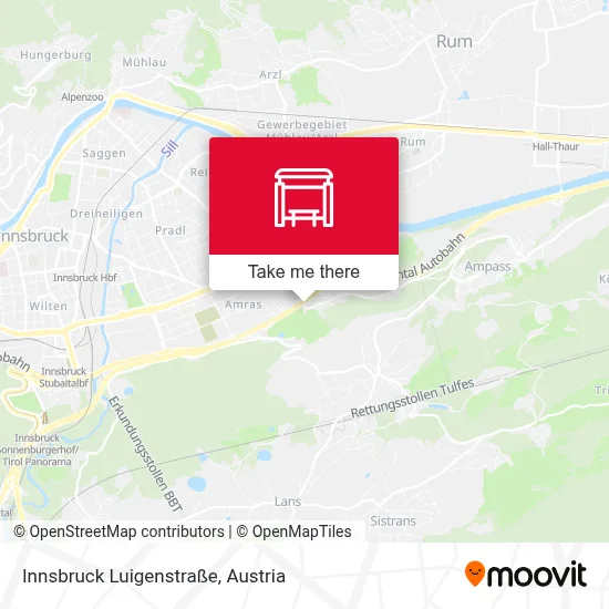 Innsbruck Luigenstraße map