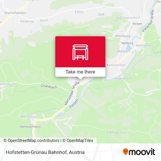 Hofstetten-Grünau Bahnhof map