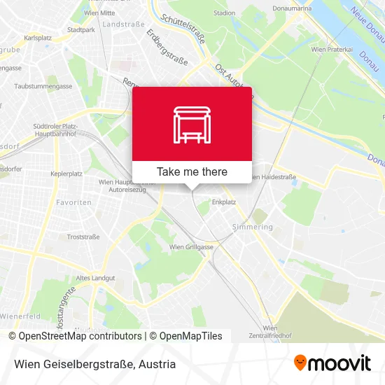 Wien Geiselbergstraße map