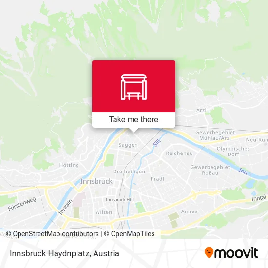 Innsbruck Haydnplatz map