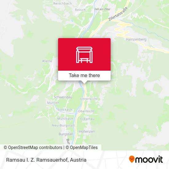 Ramsau I. Z. Ramsauerhof map