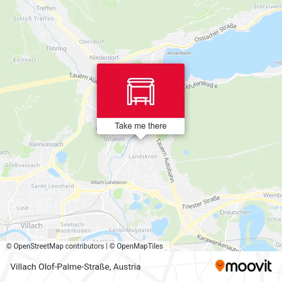 Villach Olof-Palme-Straße map