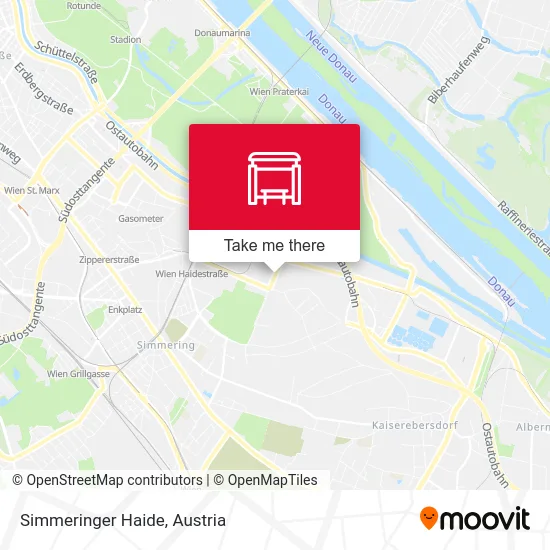 Simmeringer Haide map