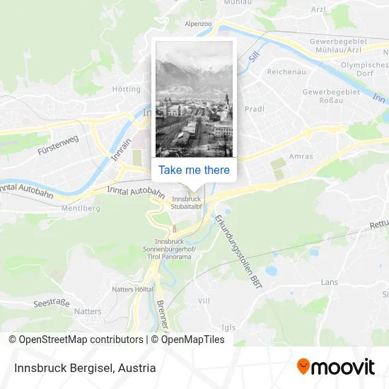 Innsbruck Bergisel map