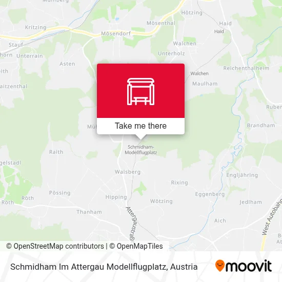 Schmidham Im Attergau Modellflugplatz map