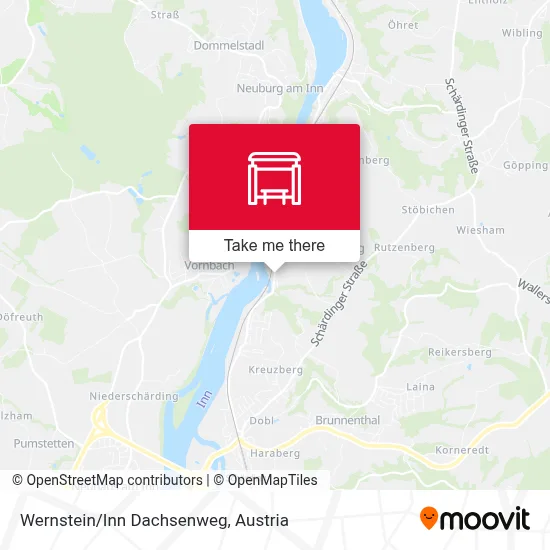 Wernstein/Inn Dachsenweg map