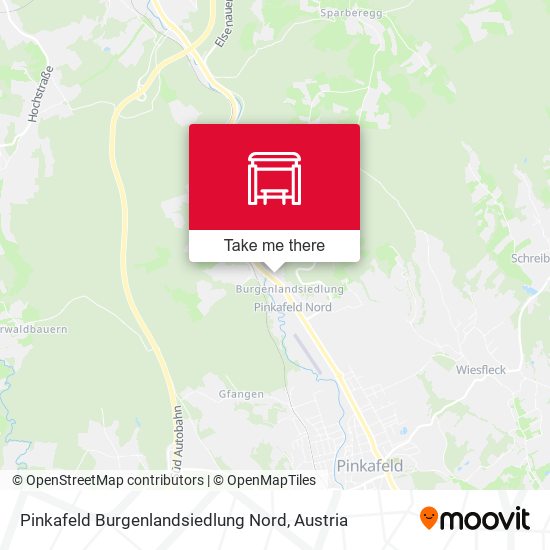 Pinkafeld Burgenlandsiedlung Nord map