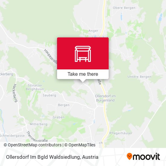 Ollersdorf Im Bgld Waldsiedlung map