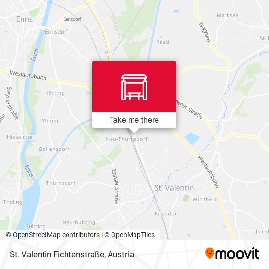 St. Valentin Fichtenstraße map