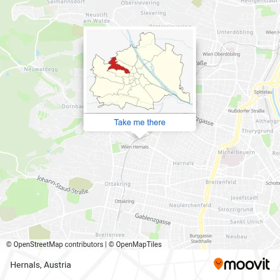Hernals map
