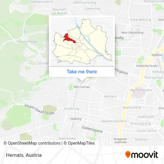 Hernals map