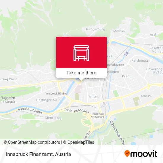 Innsbruck Finanzamt map