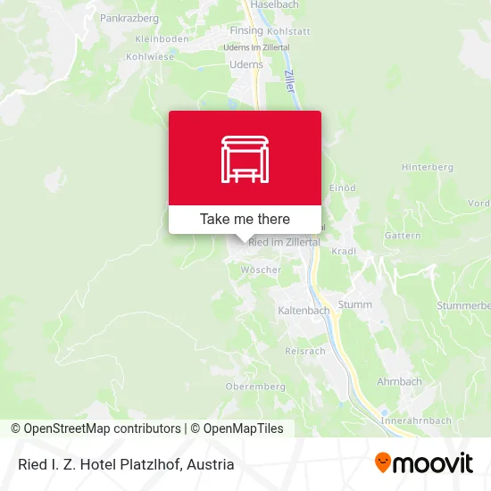 Ried I. Z. Hotel Platzlhof map