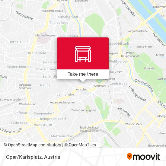 Oper/Karlsplatz map