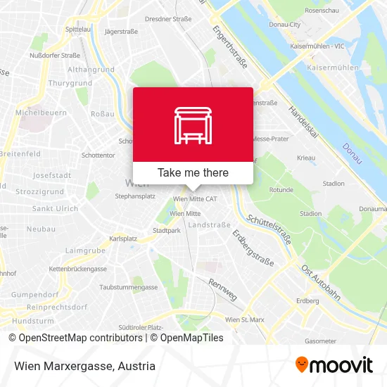 Wien Marxergasse map