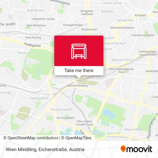 Wien Meidling, Eichenstraße map