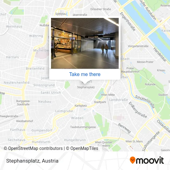 Stephansplatz map