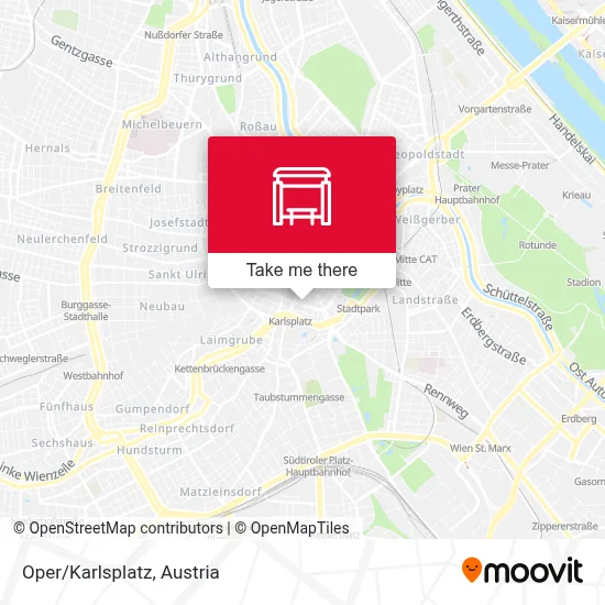 Oper/Karlsplatz map