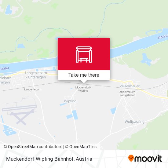 Muckendorf-Wipfing Bahnhof map