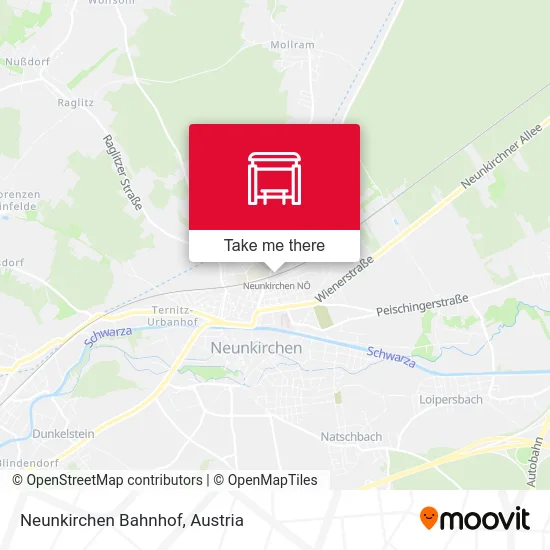 Neunkirchen Bahnhof map