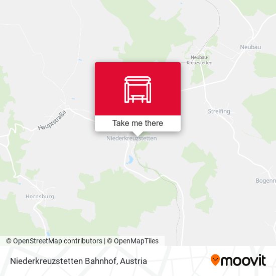 Niederkreuzstetten Bahnhof map