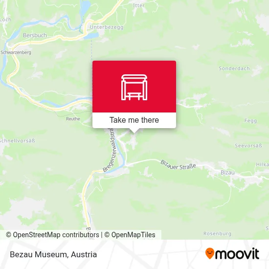 Bezau Museum map