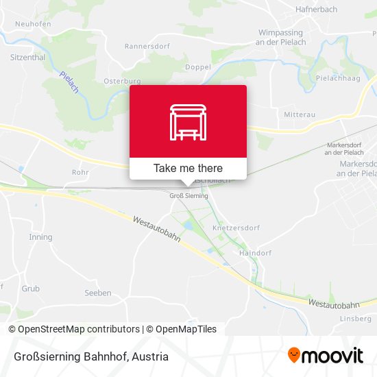 Großsierning Bahnhof map