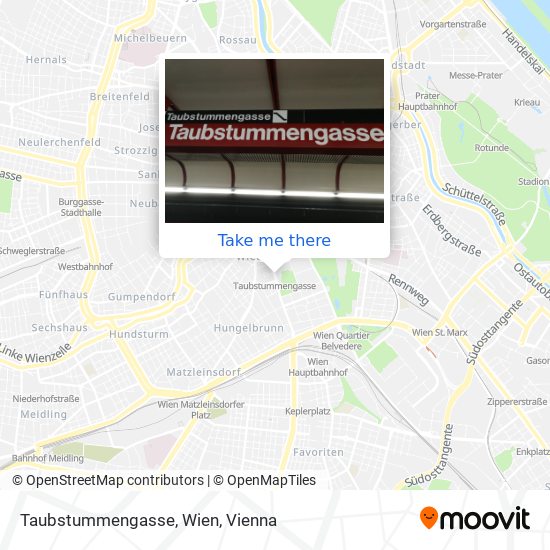 Taubstummengasse, Wien map