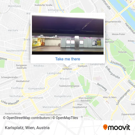 Karlsplatz, Wien map