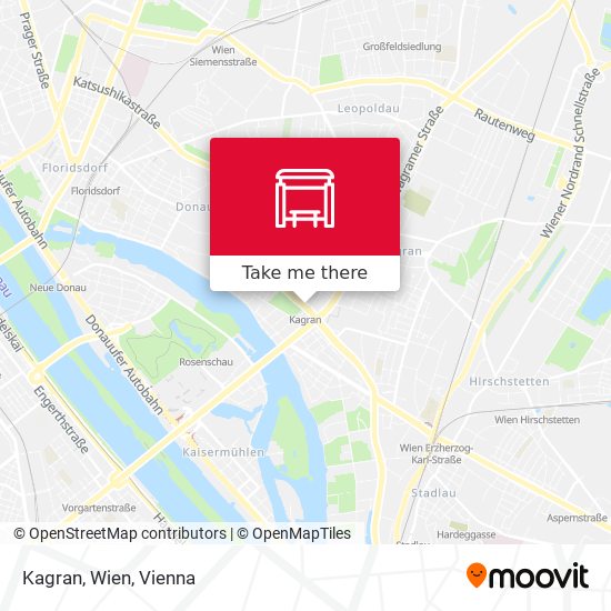 Kagran, Wien map