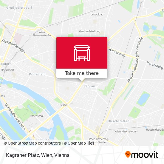Kagraner Platz, Wien map