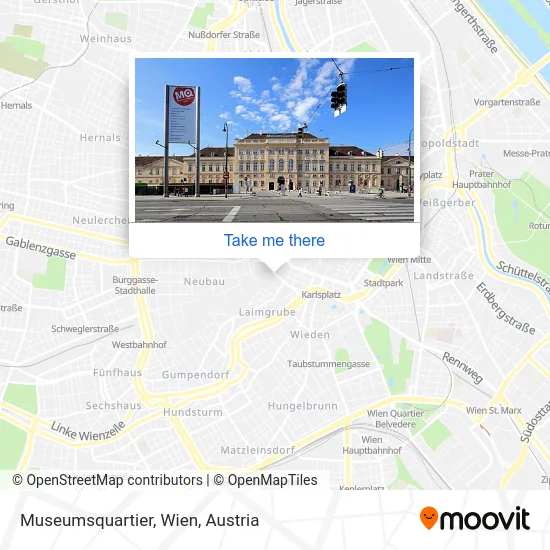 Museumsquartier, Wien map