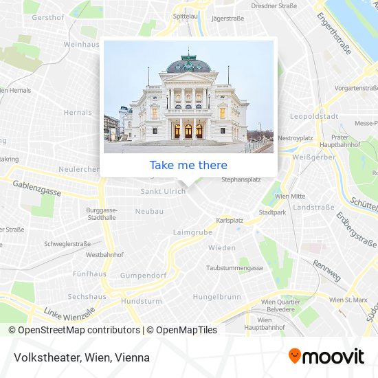 Volkstheater, Wien map