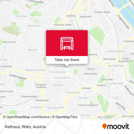 Rathaus, Wien map