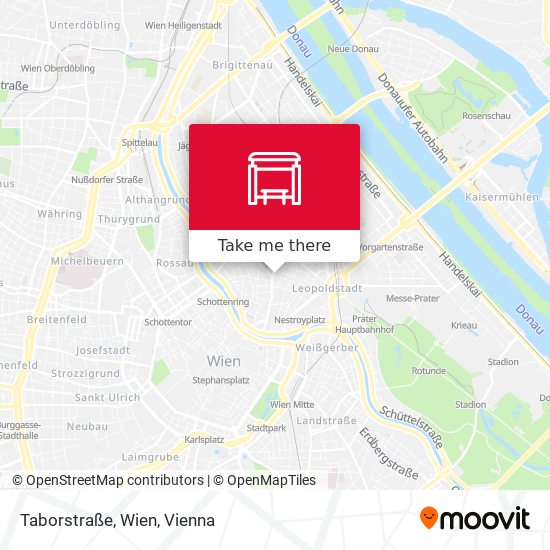 Taborstraße, Wien map