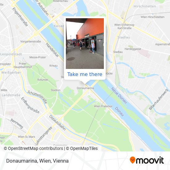 Donaumarina, Wien map
