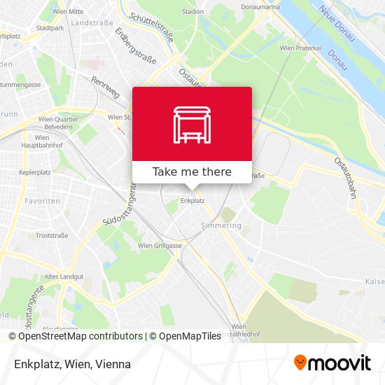 Enkplatz, Wien map