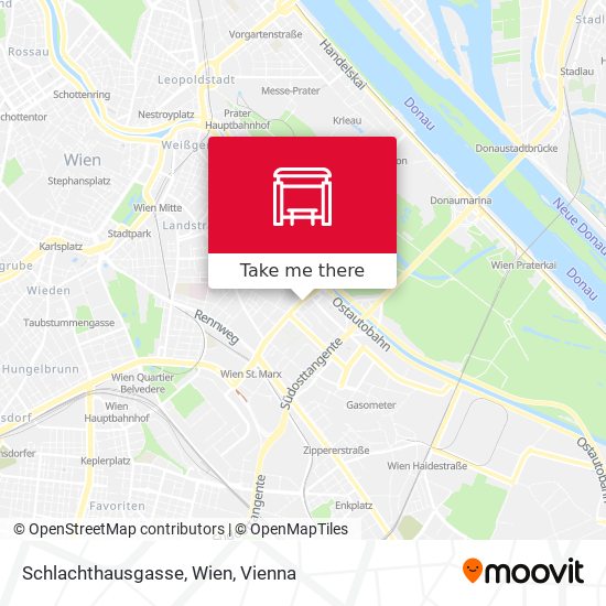 Schlachthausgasse, Wien map