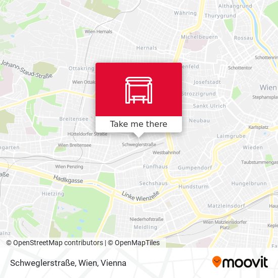 Schweglerstraße, Wien map