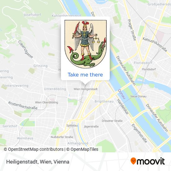 Heiligenstadt, Wien map