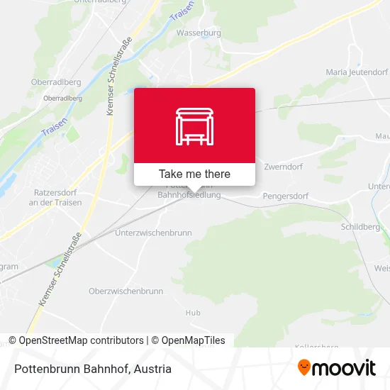 Pottenbrunn Bahnhof map