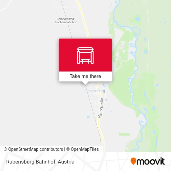 Rabensburg Bahnhof map
