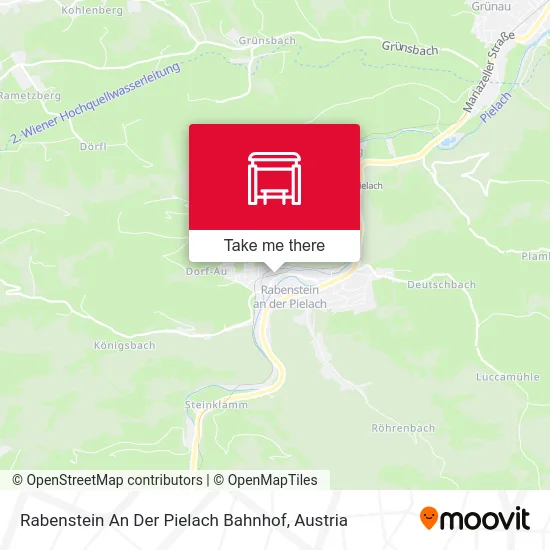 Rabenstein An Der Pielach Bahnhof map