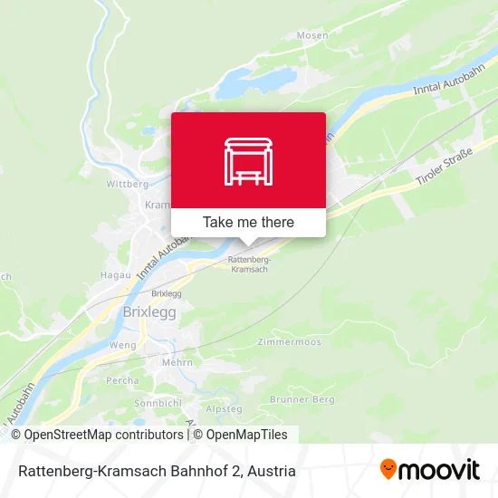 Rattenberg-Kramsach Bahnhof 2 map